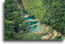 Turkusowe baseny::Semuc Champey, Gwatemala::