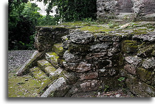 Schody Budynek E::Topoxté, Gwatemala::