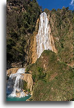 Cascada Chanival::Cascada El Chiflón, Meksyk::