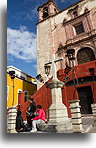Stary kościół::Guanajuato, stan Guanajuato, Meksyk::