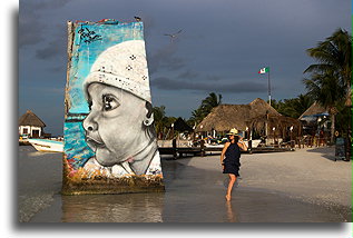 Cemetery::Wyspa Holbox, Quintana Roo, Meksyk::