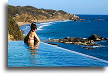 Basen z widokiem #1::Mazunte, Oaxaca, Mexico::