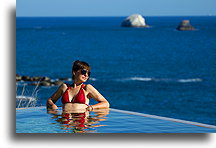 Basen z widokiem #2::Mazunte, Oaxaca, Mexico::