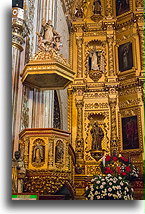 Pozłacany ołtarz::Oaxaca, Meksyk::