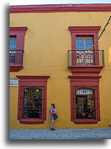 Dom w Zocalo::Oaxaca, Meksyk::