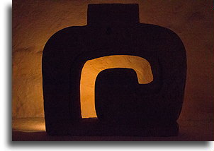 Spiral Spiralny symbol wiatru::Pazuelas, Guanajuato, Meksyk::