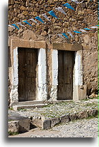 Podwójne drzwi::Real de Catorce, San Luis Potosi, Meksyk::