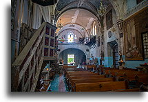 Wewnątrz San Miguel Arcángel::San Miguel de Allende, Guanajuato, Meksyk::