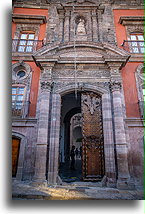 Barokowa fasada::San Miguel de Allende, Guanajuato, Meksyk::