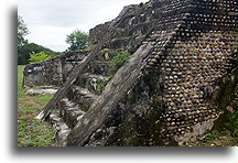 Schody piramidy::Tamuin, San Luis Potosi, Meksyk::