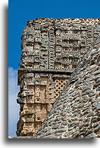 Dekoracja świątyni::Uxmal, Jukatan, Meksyk::