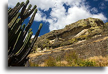 Zagłębienie skalne powyżej::Xaaga, Oaxaca, Meksyk::