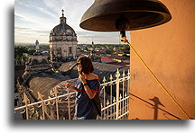 Widok z dzwonnicy::Granada, Nikaragua::
