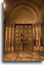 Church Door::Church of the Holy Sepulchre, Jerusalem, Israel::