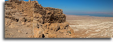 Widok z twierdzy::Masada, Izrael::