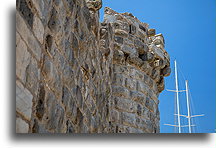 Mury obronne #3::Zamek św. Piotra, Bodrum, Turcja::