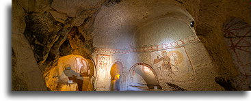 Kaplica św. Bazylego::Skansen Göreme, Kapadocja, Turcja::