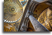 Freski sufitowe #2::Hagia Sophia, Stambuł, Turcja::