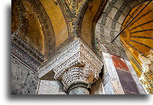 Koszykowy kapitel::Hagia Sophia, Stambuł, Turcja::