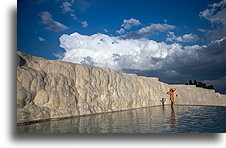 Ściana trawertynowa #1::Pamukkale, Turcja::