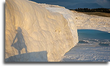 Cień na ścianie::Pamukkale, Turcja::