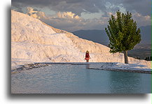 Ściana trawertynowa #2::Pamukkale, Turcja::