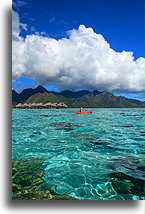 Kayaking in Moorea #1::Moorea, French Polynesia::