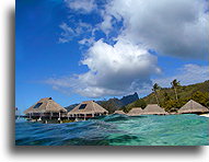 Woda i domki::Moorea, Polinezja Francuska::
