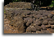 Marae Ahu o Mahine::Moorea, Polinezja Francuska::