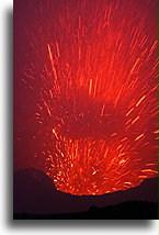Erupcja Yasur #2::Góra Yasur, Vanuatu, Oceania::