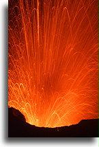 Erupcja Yasur #3::Góra Yasur, Vanuatu, Oceania::