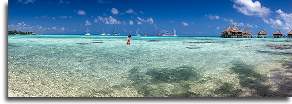 Spokojna laguna::Rangiroa, Tuamotu, Polinezja Francuska::