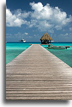 Molo::Rangiroa, Tuamotu, Polinezja Francuska::