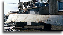 Łódź rybacka Inupiak::Arktyczna część Alaski, Stany Zjednoczone::