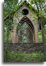 Kaplica w lesie::Cooper Chapel, Arkansas, United States::
