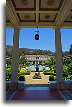 Zewnętrzny perystyl::Getty Villa, Kalifornia Stany Zjednoczone::