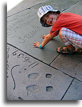 Ślad w cemencie #1::Hollywood, Kalifornia, Stany Zjednoczone::