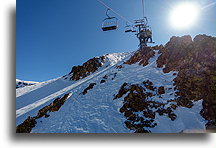 Wyciąg Chair 23::Mammoth, Kalifornia, USA::