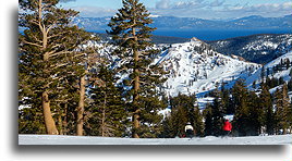 Ramp Run::Palisades Tahoe, Kalifornia, USA::
