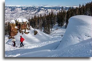 Narciarstwo pozatrasowe::Aspen Snowmass, Kolorado, USA::