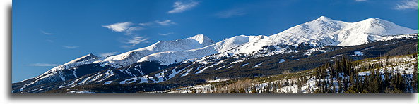 Widok na Breckenridge::Breckenridge, Kolorado, USA:::
