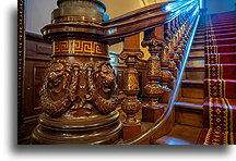 Wielkie Schody::Rezydencja Lockwood-Mathews, Connecticut, USA::