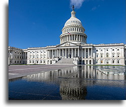Kapitol Stanów Zjednoczonych::Waszyngton, USA::