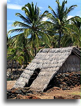Stara chata hawajska::Wyspa Hawai'i, Hawaje::