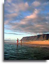 Plaża Polihale::Kauai, Hawaje::