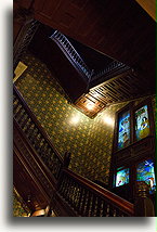 Schody w hotelu Columns::Nowy Orlean, Luizjana, Stany Zjednoczone::