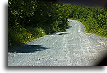 Droga w North Maine Woods::Maine, USA::