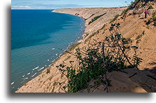 Wydmy klifowe::Wydmy wielkiego sobola, Michigan, USA::