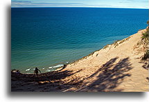 Długi poślizg::Wydmy wielkiego sobola, Michigan, USA::
