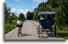 Droga M-185::Wyspa Mackinac, Michigan, USA::